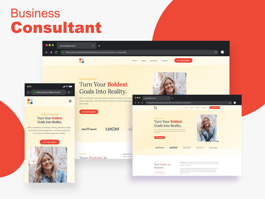 Advisar – Business Consultant Website