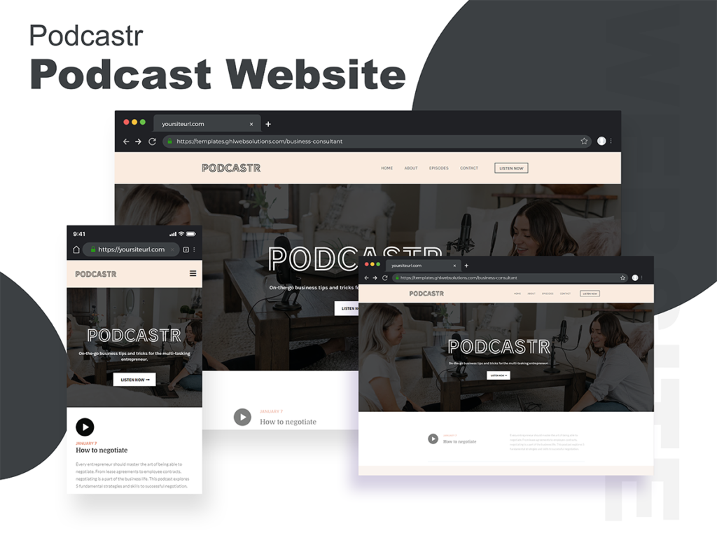 Podcast Website